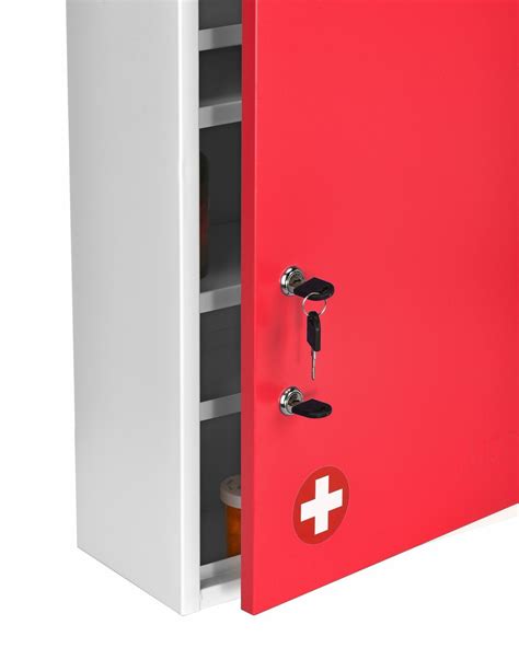 steel medicine cabinet|wall mounted lockable medication cabinet.